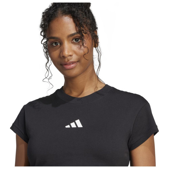 Adidas Γυναικεία κοντομάνικη μπλούζα Future Icons Small Logo Cropped Tee